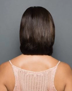 100% Human Hair Bang By Raquel Welch -Do it with Wig shop. RW HumanHairBang Model Side3