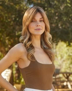 Remy Human Hair Topper 10" By Amore | Mono Top -Do it with Wig shop. RemyTP10HazenutCreamRoot8