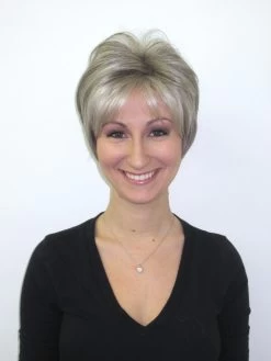 Selma Wig By Godiva's Secret Wigs -Do it with Wig shop. Selma Short Wig Sandy Silver 09885.1389341221.1280.1280