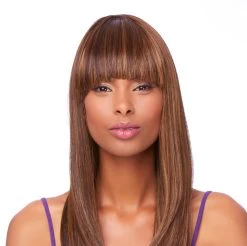 Sleek & Straight Wig By TressAllure | Mono Crown -Do it with Wig shop. Sleek and Straight 2