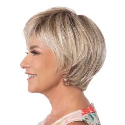 Contemporary Bob Wig By Toni Brattin -Do it with Wig shop. TB ContemporaryBob Model Side1