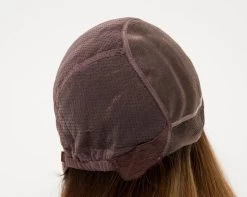 Veronica Wig By Envy | Mono Top | Human Hair | Synthetic Blend -Do it with Wig shop. VeronicaSide GoldenNutmeg