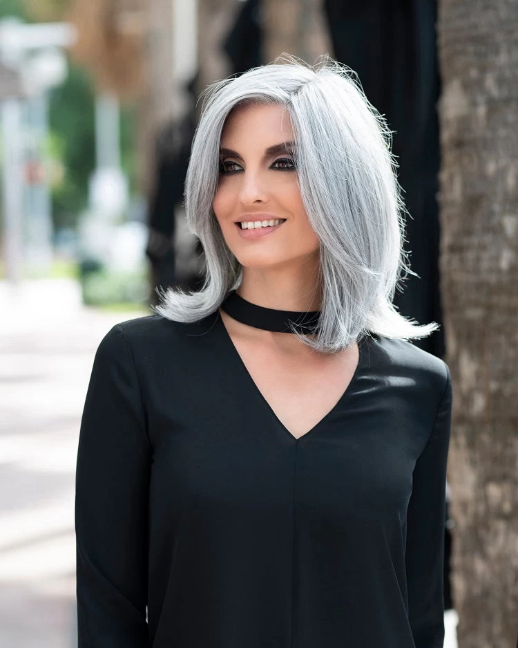 Zoey Wig By Envy | Mono Top | Human Hair | Synthetic Blend 5 Zoey Wig By Envy | Mono Top | Human Hair | Synthetic Blend - Image 3