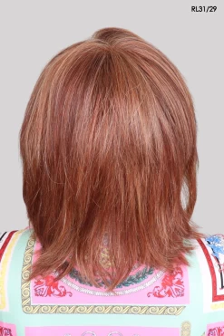 Black Tie Chic Wig By Raquel Welch | Heat-Friendly Synthetic -Do it with Wig shop. cBlackTieChicRWFieryCopperBack