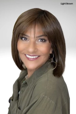 Whisper Wig By Toni Brattin | Heat-Friendly Synthetic -Do it with Wig shop. cToniBrattinWhisperLightBrown