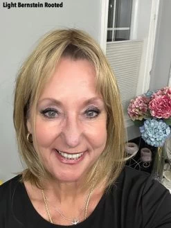 Couture By Ellen Wille | Heat-Friendly Synthetic Topper -Do it with Wig shop. couturetopperfrontlightbernstienrcopy