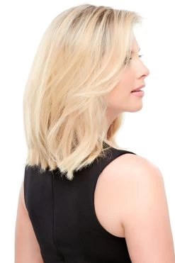 EasiCrown Hair Piece 12" | Remy Human Hair -Do it with Wig shop. easiCrown HH 12in 12FS8 back