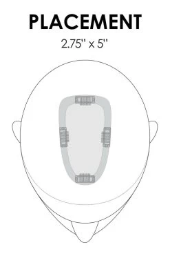 EasiPart Topper 12" | Remy Human Hair -Do it with Wig shop. easipart placement 5 54831.1578371704