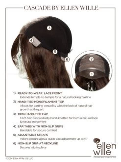 Cascade Wig By Ellen Wille | Mono Top 31 Cascade Wig By Ellen Wille | Mono Top -Do it with Wig shop. ewcascade cap