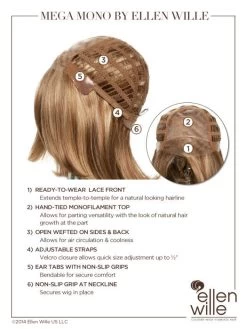 Mega Wig By Ellen Wille | Mono Top 30 Mega Wig By Ellen Wille | Mono Top -Do it with Wig shop. ewmegamono cap